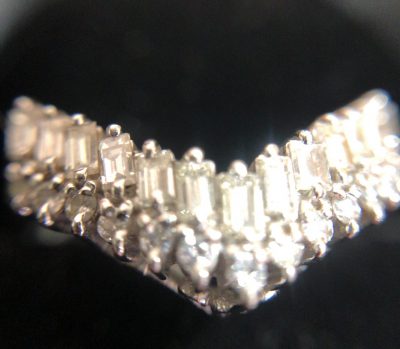 V字ダイヤモンド0.5ctプラチナリングをお買取り致しました！