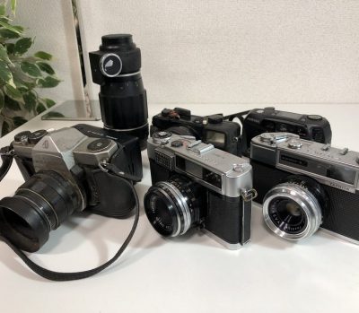 キャノン、ペンタックス、ヤシカ　一眼レフ　フィルムカメラ一式　をまとめてお買取り致しました！