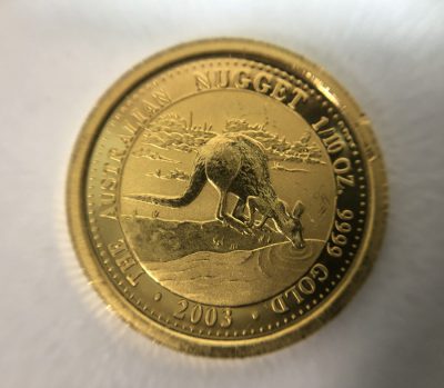 オーストラリア1/10Ozカンガルー金貨（K24）　他記念硬貨をお買取り致しました！