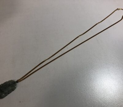 翡翠＋K18（18金）ネックレス　をお買取りさせて頂きました！