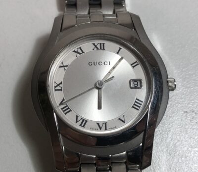 グッチ　メンズクォーツ腕時計　5500M　をお買取りさせていただきました！
