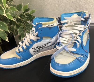 ナイキ　Off-White x Jordan 1 コラボスニーカー　をお買取りさせていただきました！