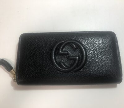 グッチ　ソーホー　インターロッキングG　ラウンドファスナー長財布　をお買取りさせていただきました！