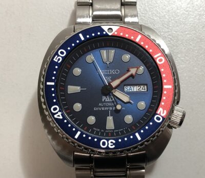 セイコー　プロスペックス　ダイバーズ　PADIスペシャルエディション　ペプシカラー　をお買取りさせていただきました！