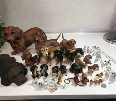 ダックスフント　わんこ　置物大量一式　をまとめてお買取りさせていただきました！