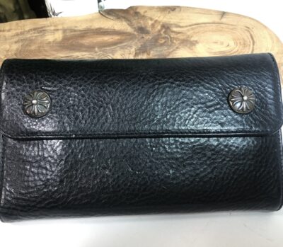 クロムハーツ　ウェーブ　レザーウォレット　美品　をお買取りさせていただきました！