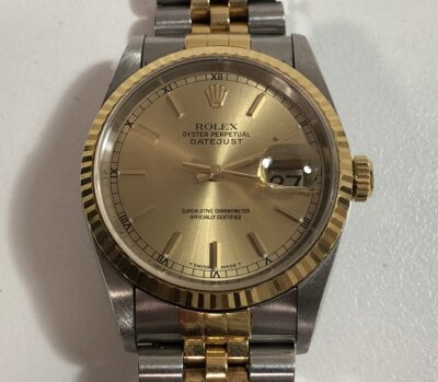 ロレックス　デイトジャスト　YGｘSSコンビ　Ref.16233　をお買取りさせていただきました！