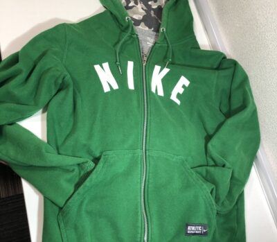 NIKE the athletic dept.　ジップアップパーカー　グリーンｘカモフラ　をお買取りさせていただきました！