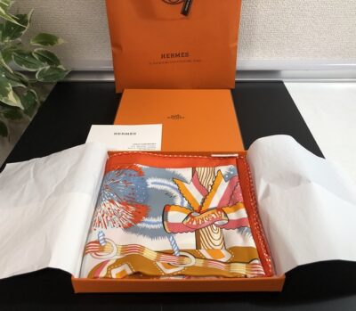エルメス　スカーフ　付属品完備　極美品　をお買取りさせていただきました！