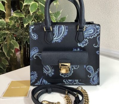 マイケルコース　2WAYﾐﾆショルダーバッグ　ペイズリー柄　極美品　をお買取りさせていただきました！