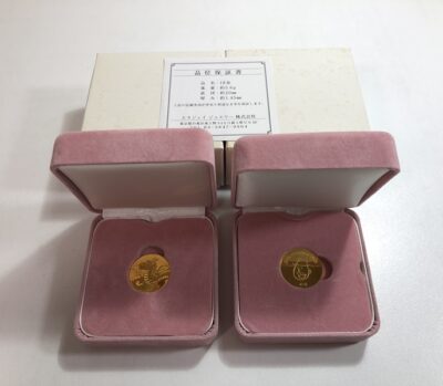K18記念メダルx2個 をまとめてお買取りさせていただきました!