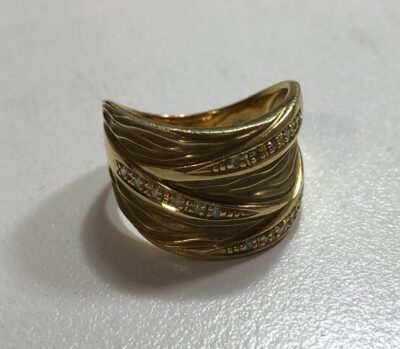 メレダイヤ+K18リング をお買取りさせていただきました!