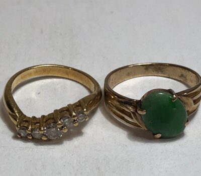 メレダイヤ・色石＋K18リング計2点　をまとめてお買取りさせていただきました！