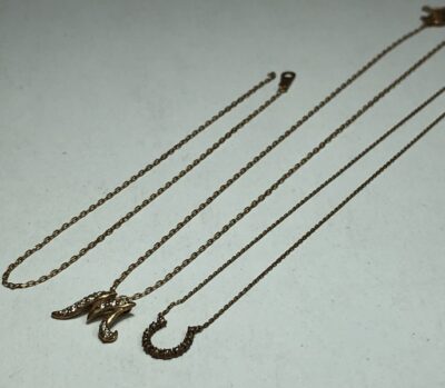 メレダイヤ＋K10ペンダントネックレスｘ3点（うち2点切れ有り）　をまとめてお買取りさせていただきました！