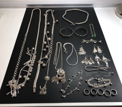シルバーアクセサリー（SV925、紋銀）大量一式　をまとめてお買取りさせていただきました！