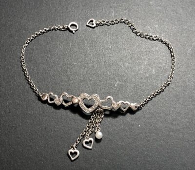 メレダイヤ＋パールK14ブレスレット　をお買取りさせていただきました！