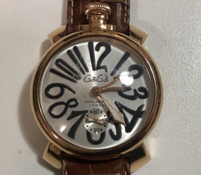 ガガミラノ　裏スケルトン自動巻き腕時計　をお買取りさせていただきました！