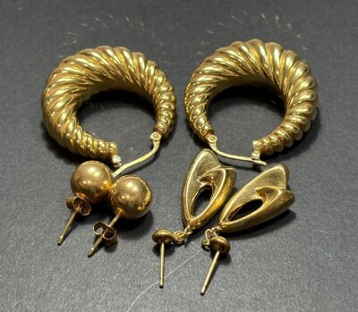 K18ピアスｘ3点　をまとめてお買取りさせていただきました！