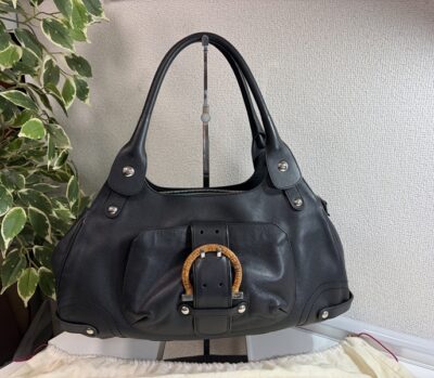 サルヴァトーレフェラガモ　ガンチーニ　ハンドバッグ　DY-21　6305　をお買取りさせていただきました！