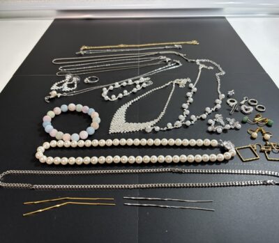Pt900・パールネックレス、K18・Pt900ピアス、SV925アクセサリー、メッキアクセサリー等大量一式　をまとめてお買取りさせていただきました！