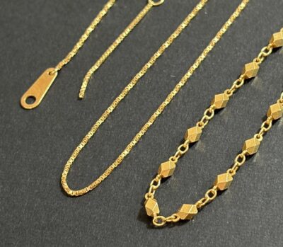 K18ネックレス（切れあり）、K18ブレスレット　をまとめてお買取りさせていただきました！