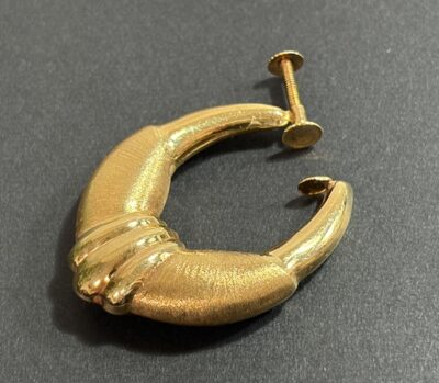 K18イヤリング（片方のみ）　をお買取りさせていただきました！