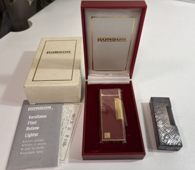 ダンヒル　ライター、ロンソン　ライター　未使用品　をまとめてお買取りさせていただきました！