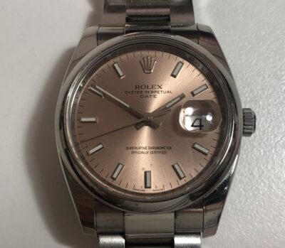 ロレックス　オイスターパーペチュアルデイト　Ref.115200　付属品完備　をお買取りさせていただきました！